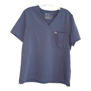 FIGS‎ Scrub Set Top & Jogger Pants Technical Collection Medical Uniform Blue L/P